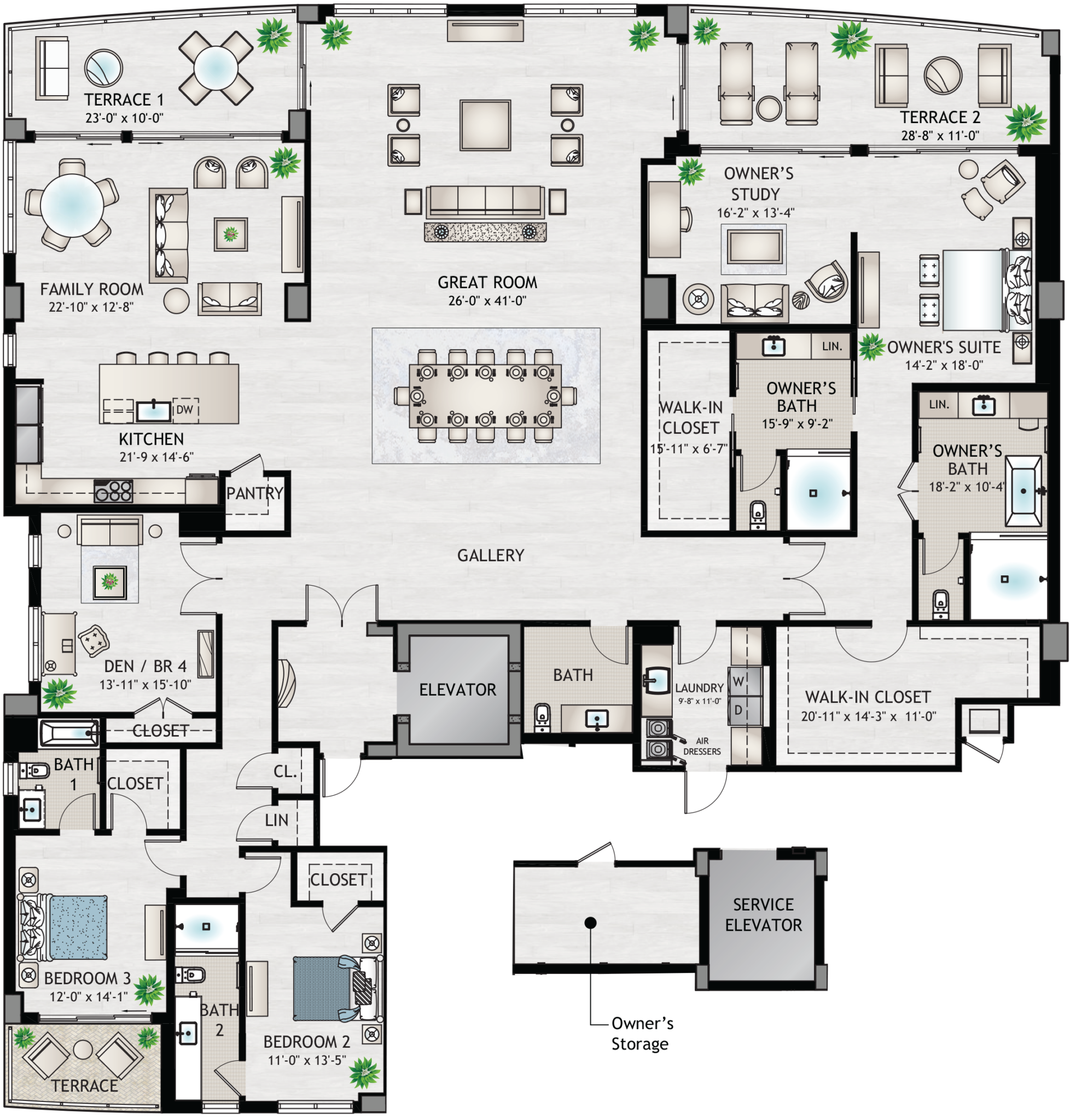 View of Luxury Penthouse Condos | Aqua Residences Tampa Bay Views